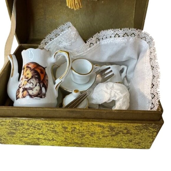 Vintage Miniature Tea Set & Cutlery In Original Box - Picture 13 of 13